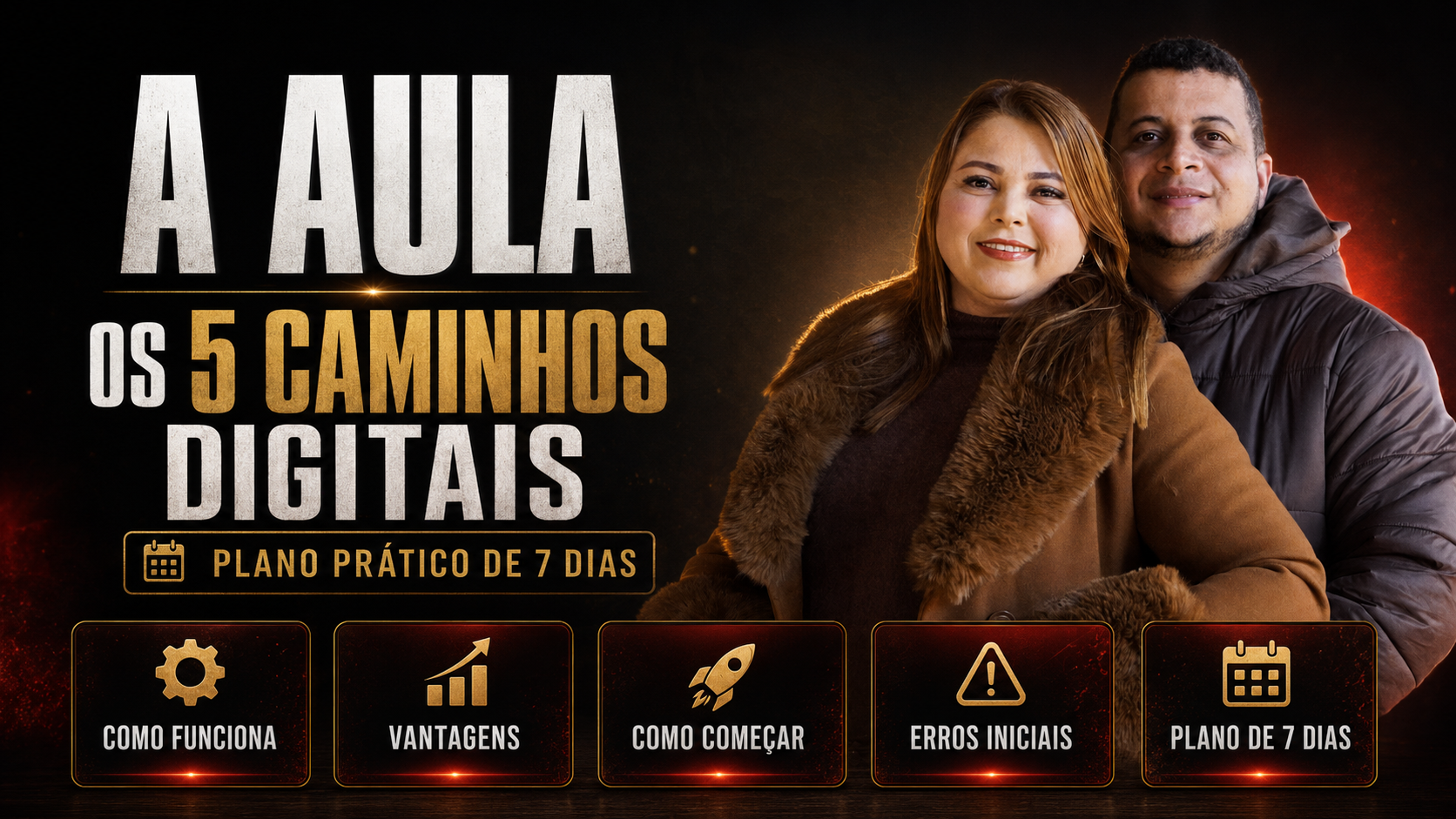 A Aula: Os 5 Caminhos Digitais — Walber & Priscila Guimarães